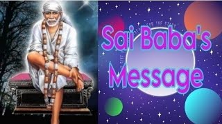 Sai Babas Message 27102024 shirdisai motivation hmaresaibaba shirdisaibabamessage saibaba [upl. by Kralc]