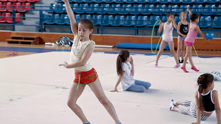 Rhythmic Gymnastics Training in Drama City [upl. by Goldin]