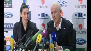 France V Rep of Ireland Trapattoni Press Conference [upl. by Anned939]