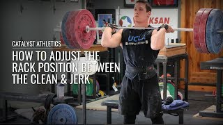 How to Adjust The Rack Position between the Clean and Jerk [upl. by Egedan]