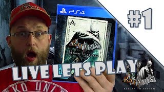 Live Lets Play Batman Arkham Asylum 1  Batman Return to Arkham  PS4  gameplay  deutsch [upl. by Neerual]