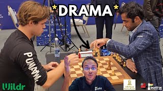 The dramatic battle between Magnus Carlsen and Arjun Erigaisi  World Blitz 2023 [upl. by Goldstein]