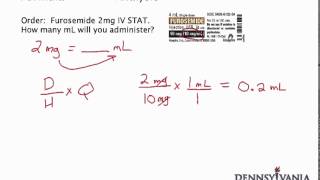 Dose Conversion 1  mg to mL Using Label [upl. by Jeane144]