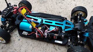 HSP RC Drift Car Brushless 3300kv Outside Test Run [upl. by Oderfigis472]