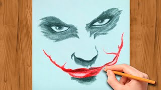 Easy to draw the Joker Facestep by step [upl. by Runkle]