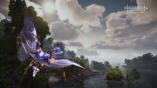 4K Horizon Forbidden West  Flying Sunwing around the Map [upl. by Janine865]