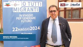 Renzo Messina a “Siamo tutti migranti” organizzato dal CRU Sicilia [upl. by Bascio982]