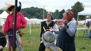 Baroness Gwenllyen the Minstrel Pennsic 51 Known World Baronial Champions Tourney 8724 [upl. by Natala]