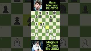 Magnus Carlsen vs Hans Niemann chess game 682 [upl. by Alue807]