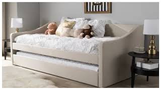 TOP 14 DAYBED WITH TRUNDLE  HOME FURNITURE REVIEWS [upl. by Ynomrah]