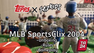 MLB SportsClix 2004 Unboxing  Rules  Gameplay [upl. by Maitland848]