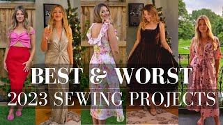 My best and worst makes of 2023 Sewing projects review favourite patterns and fabrics [upl. by Giarg]