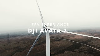 DJI Avata 2  4k 60fps Cinematic FPV In Manual Mode Wind Turbine [upl. by Gimble]