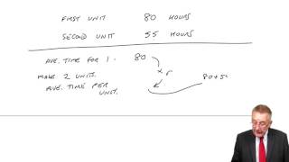 ACCA F5 Budgeting  Learning curves part 2 [upl. by Sterner787]