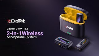 Digitek  DWM112  Ultimate Wireless Mic for Creators [upl. by Aneehsyt]