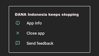 How To Fix DANA Indonesia App Keeps Stopping Error in Android system [upl. by Otineb]