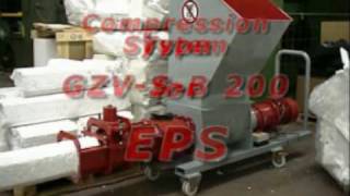 Styrofoam amp EPS Compression  Densifier System by HEGER wwwfoamequipmentcom [upl. by Abby]