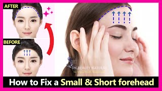 How to fix narrow amp small forehead  Increase your forehead size amp width naturally  Japan Exercises [upl. by Azilef]