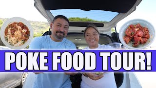 8 Places to CHECK OUT for FRESH POKE in OAHU HAWAII [upl. by Kimberlee]