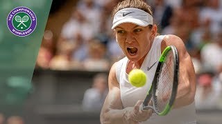 HSBC Play of the Day  Simona Halep  Wimbledon 2019 [upl. by Hait124]