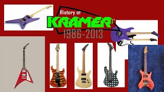 Kramer Guitars History by year [upl. by Essilevi]