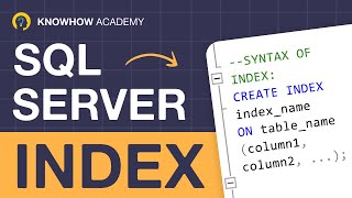 Index in SQL Server with practical example [upl. by Aniteb]