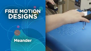 Meander free motion quilting tutorial for your longarm quilting machine [upl. by Llabmik]