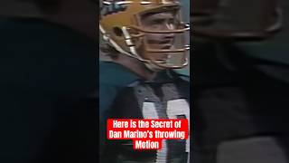 Here is the Secret of Dan Marino’s throwing Motion [upl. by Lemahs]