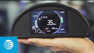 Electric Vehicle HeadsUpDisplay  ATampT Innovation  ATampT [upl. by Thadeus908]