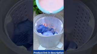 Portable Manual Washing Machine Dryer Hand Crank Laundry washingmachine laundry smarthomegadgets [upl. by Vachil851]