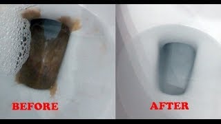 Toilet lazy flush and mineral buildup repair  Lime or Calcium in HD [upl. by Adnirak]