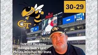 GA Tech 30 NC State 29 [upl. by Eibob179]