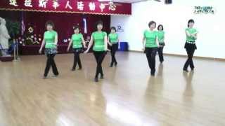 Warrior  Line Dance Dance amp Teach By Alison amp Peter [upl. by Dlorag]