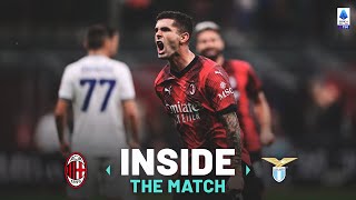 Pulisic scores in Milan’s triumph  Inside The Match  MilanLazio  Serie A 202324 [upl. by Norine]