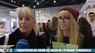 Lorientation au coeur du salon de létudiant à Marseille [upl. by Ahsotal]