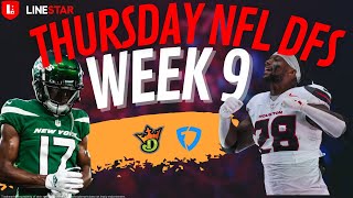 NFL Week 9 TNF  Texans vs Jets  DFS Picks for DraftKings FanDuel and Yahoo [upl. by Barker]