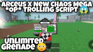 Arceus X New Chaos Mega Op Trolling Script 😱 [upl. by Loretta577]