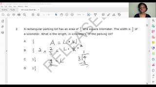 Math 6th Grade  NC EOG Released Test 13 [upl. by Winifield974]