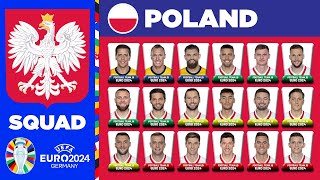 POLAND SQUAD EURO 2024  POLAND SQUAD DEPTH EURO 2024  UEFA EURO 2024 GERMANY [upl. by Pet]