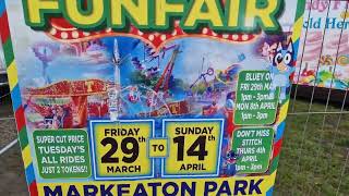 Derby Family Fun Fair Markeaton Park  March 2024 [upl. by Knobloch]