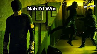 How DareDevil Solo’d a Hallway Full of Thugs While Injured To Save One Kid [upl. by Aiksas740]