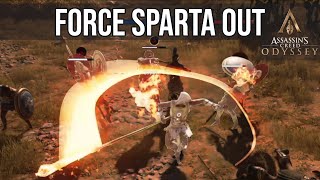 Forcing Sparta Out of Messara for Athens  AC Odyssey [upl. by Milena]