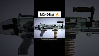 M240B How This Powerful Machine Gun Works  Quick Breakdown [upl. by Llyrpa]