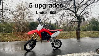 5 best upgrades for your razor dirt bike [upl. by Atiugram660]