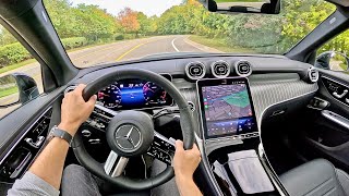 2024 MercedesBenz GLC 300  POV Driving Impressions [upl. by Massarelli]