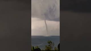 Have you ever seen such a huge waterspout 😱😱🌩️🌪️🌪️🌪️ [upl. by Gonagle]