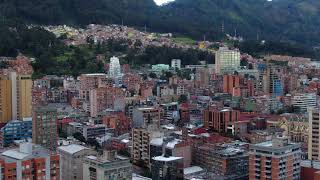 Volando en DroneMAVIC 2 ZOOM 4K BOGOTA VISTA 360° DESDE CHAPINERO COLOMBIA [upl. by Lorrad]