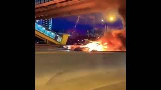 Tesla Exploded in Moscow [upl. by Damek118]