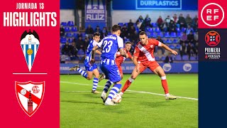 Resumen PrimeraFederación  CD Alcoyano 11 Sevilla Atlético  Jornada 13  Temporada 202425 [upl. by Aidil]