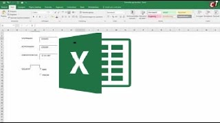 Formulier maken met Excel 2016 1 [upl. by Arykahs]